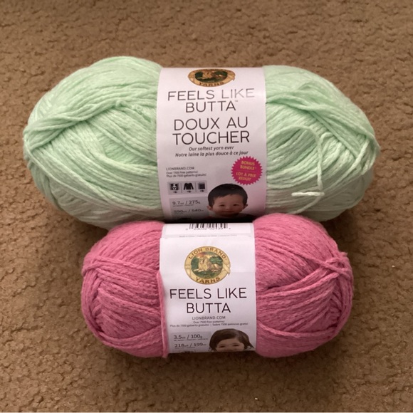Lion Brand Other - NEW 2 Skeins Lion Brand Feels Like Butta Yarn